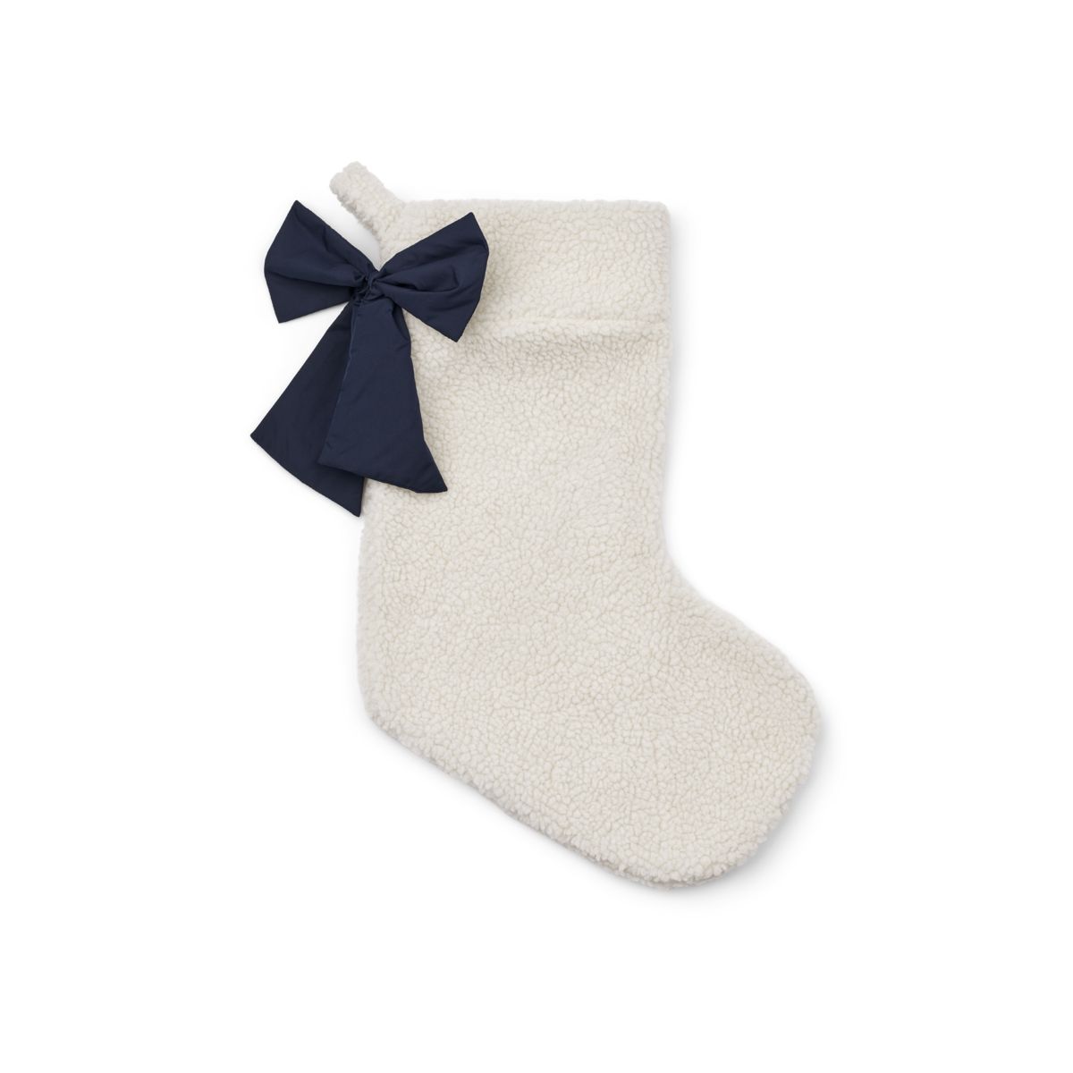 Liewood Eve Pile Christmas Stocking - Classic navy / Sandy - HOLIDAY