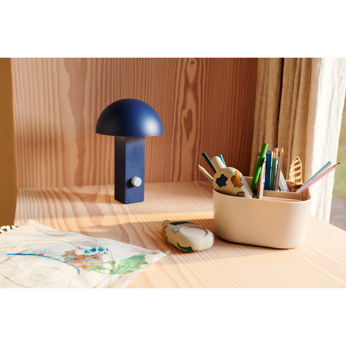 Liewood Hyppolite Portable Lamp - Indigo blue - TABLE LAMP