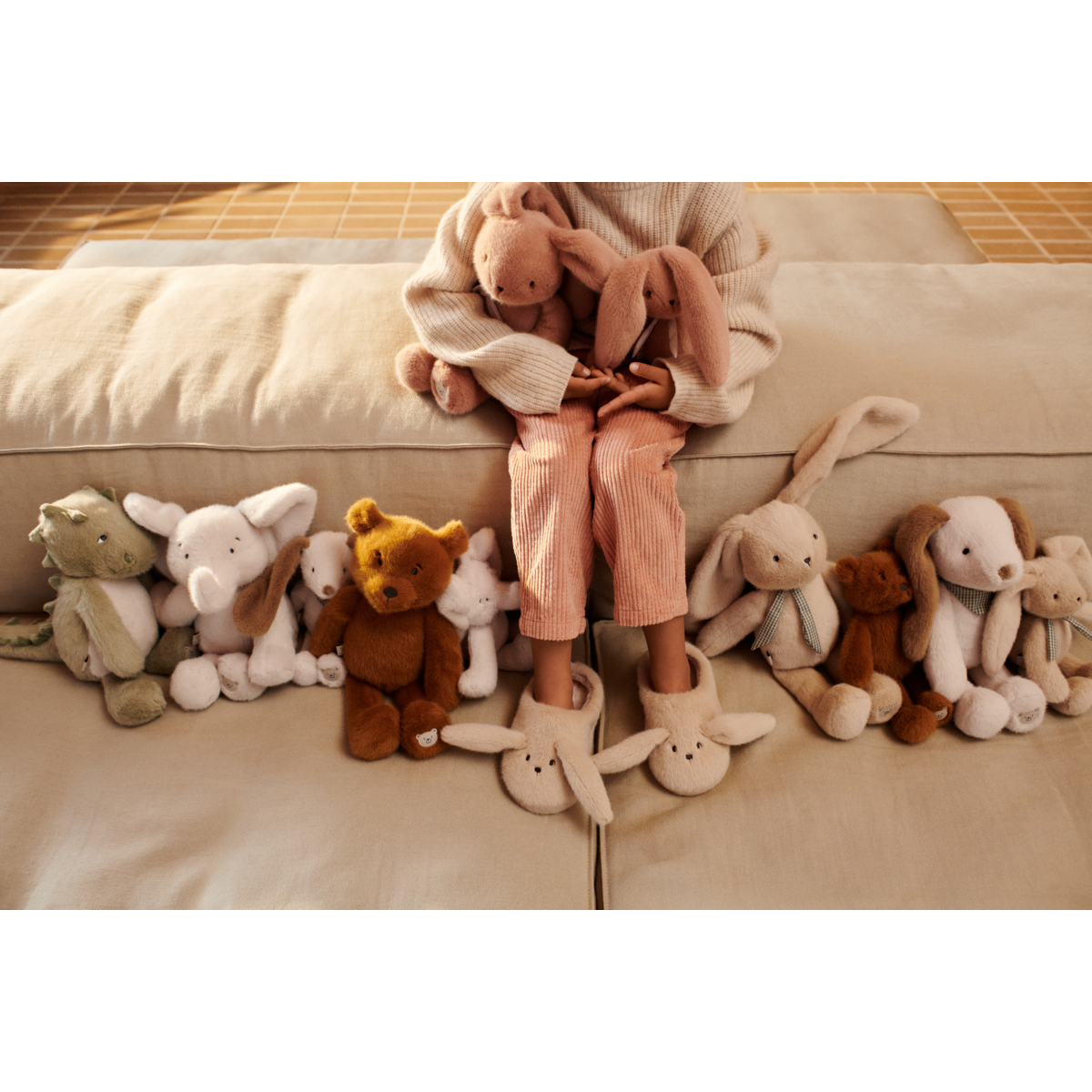Liewood BINNIE Rabbit Small Teddy - Mist - TEDDY