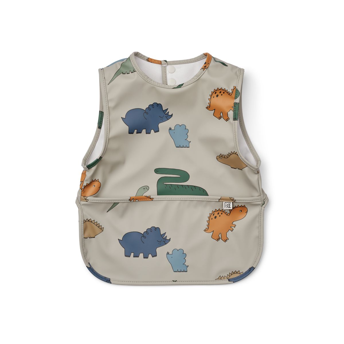 Liewood Bria Bib - Dinosaurs / Mist - CAPE BIB