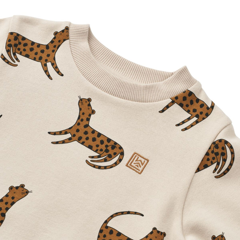 Thora Sweatshirt - Leopard / Sandy