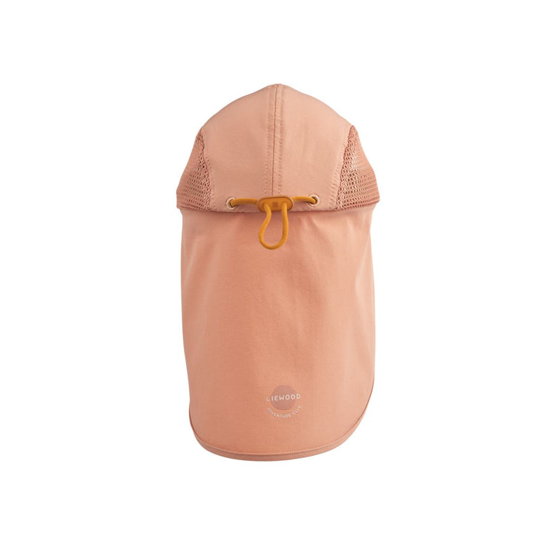 Liewood Lusia sun cap with neck flap - Tuscany rose - HATS/CAP