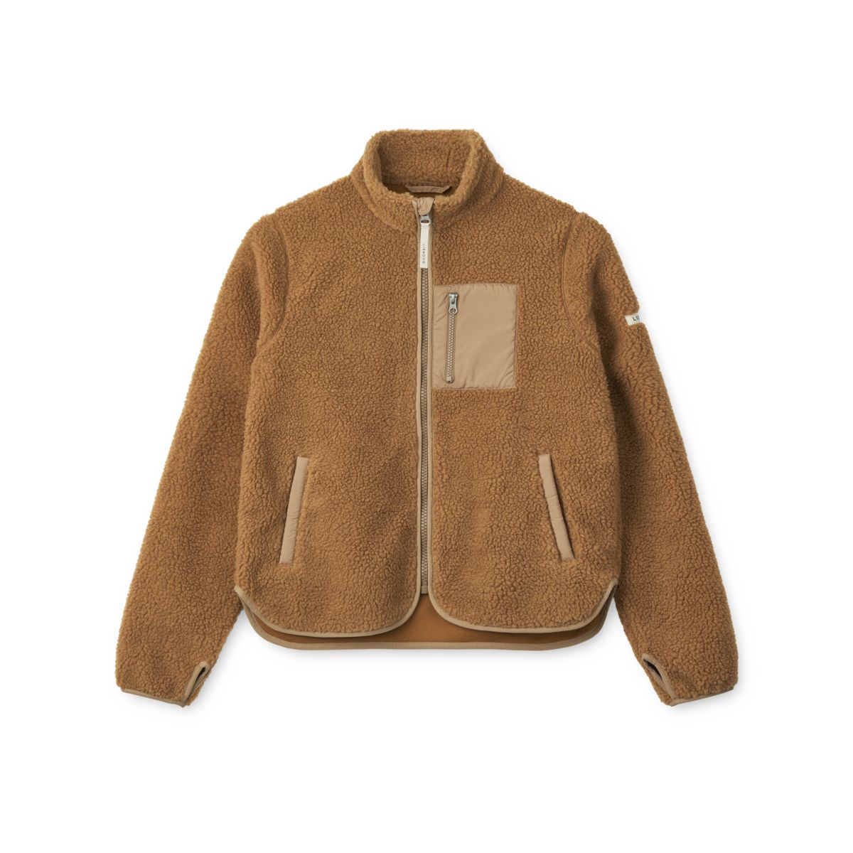Liewood Nelson Pile Jacket For Adults - Golden caramel oat mix - JACKET
