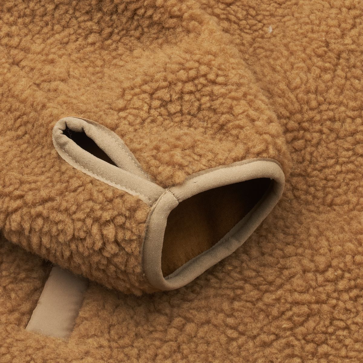 Liewood Nelson Pile Jacket For Adults - Golden caramel oat mix - JACKET