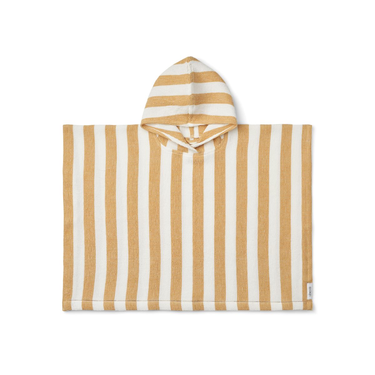 Liewood Paco Junior Poncho - Y/D stripes White / Yellow mellow - BATHROBE / PONCHO