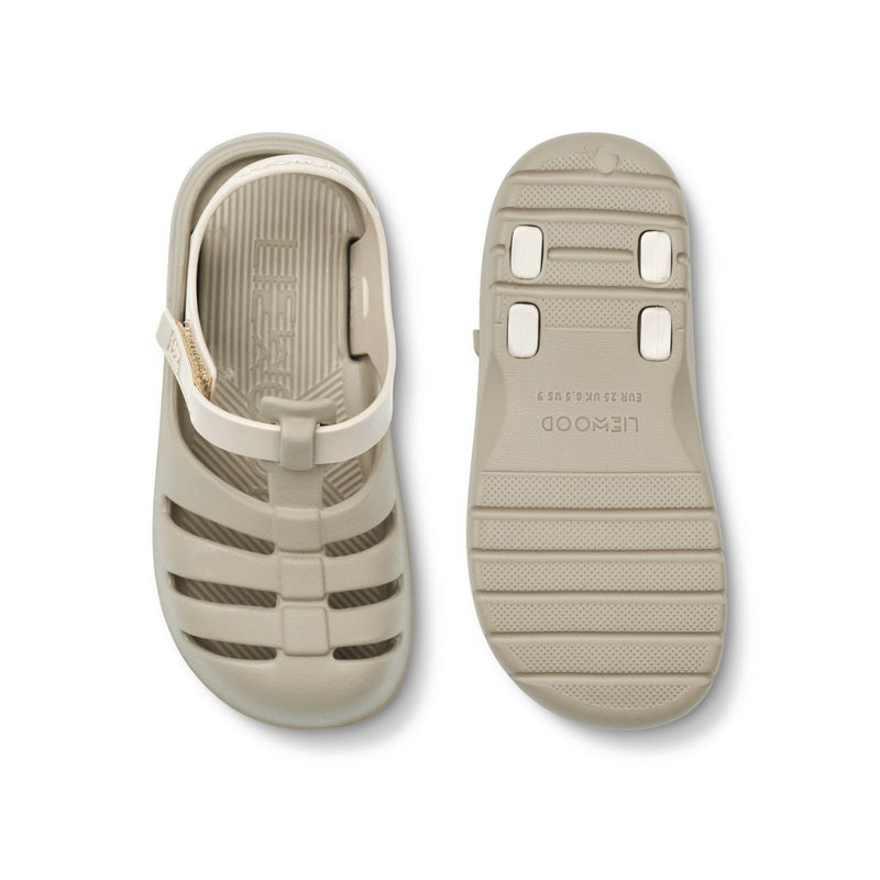 Liewood Beau EVA strap sandal - Sandy / Mist - SANDALS