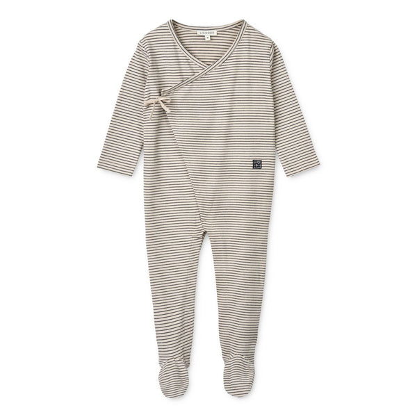 Liewood Bolde Baby Stripe Jumpsuit - Y/D Stripe Sandy / Classic navy - JUMPSUIT