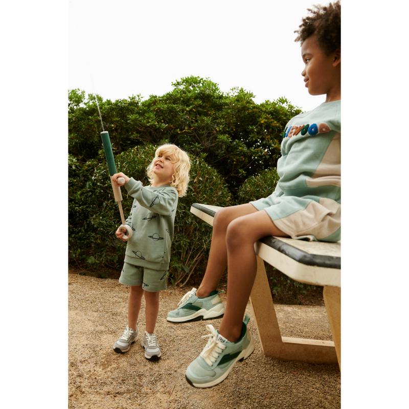 Liewood Gram Sweatshorts - Planets / Peppermint - SHORTS