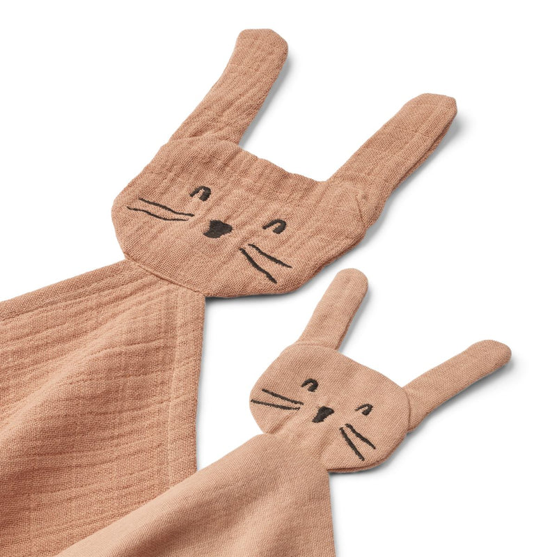 Liewood Alya Rabbit Cuddle Cloth Set - Pale tuscany - CUDDLE CLOTH
