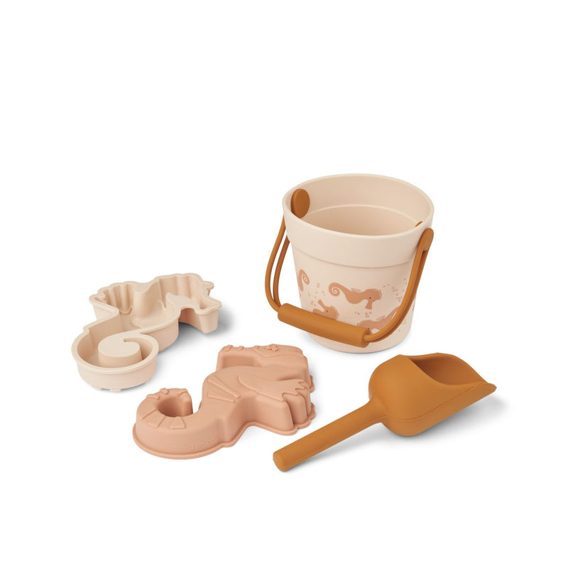 Liewood Kit Mini Seahorse Beach Set - Seahorse / Apple blossom - SAND TOYS