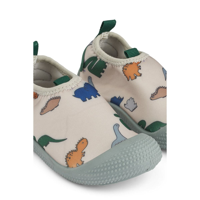 Liewood Sanjia Sea Shoes - Dinosaurs / Mist - SWIM SHOE