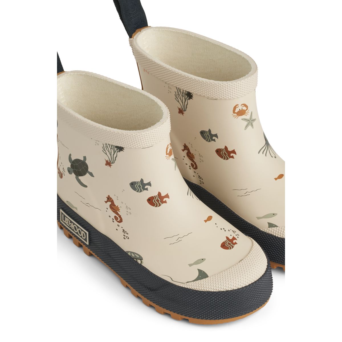 Liewood Tekla short rain boots - Sea creature / Sandy - RUBBER BOOTS
