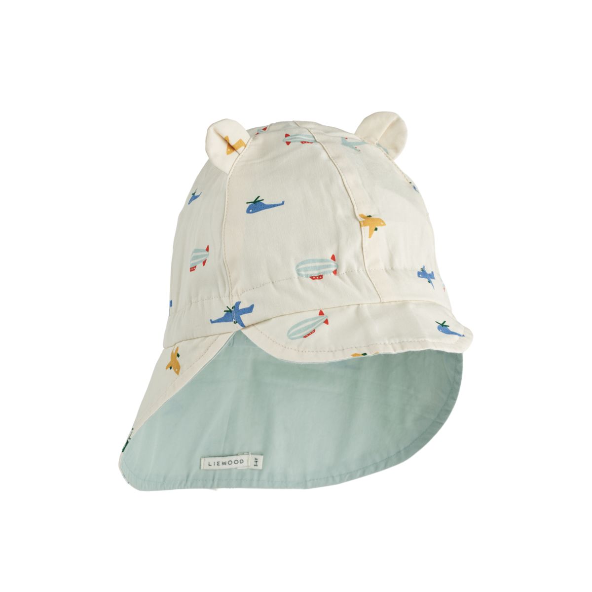 Liewood Gorm Reversible Sun Hat - Aviator / Ecru - HATS/CAP