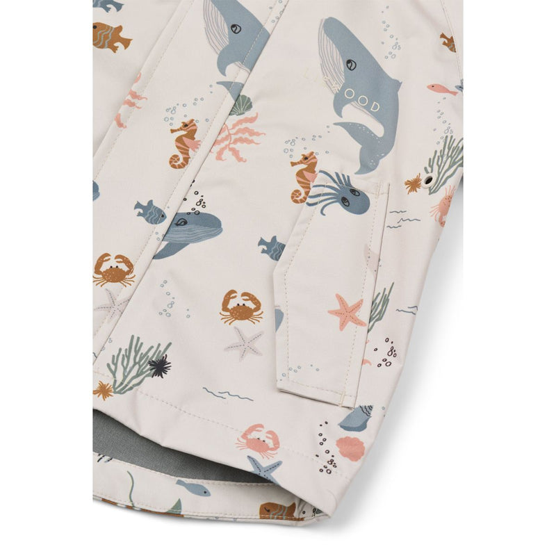 Liewood Manu Rainwear Set - Sea creature / Sandy - SET