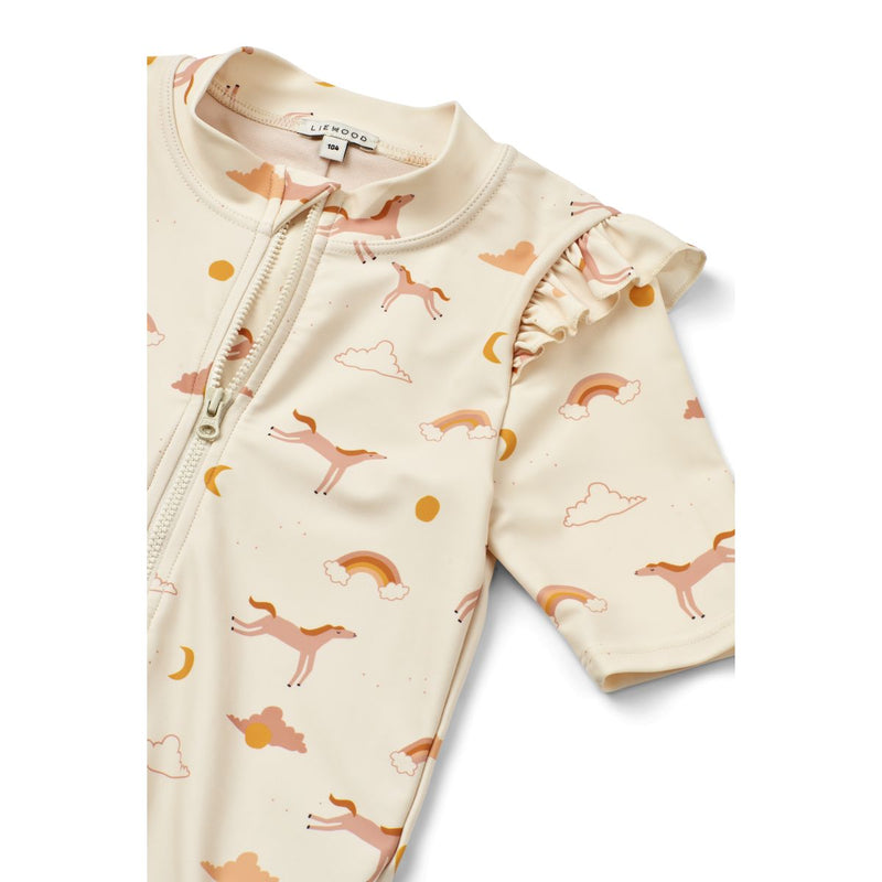 Liewood Amel printed swim jumpsuit - Dream / Ecru - SWIMSUIT