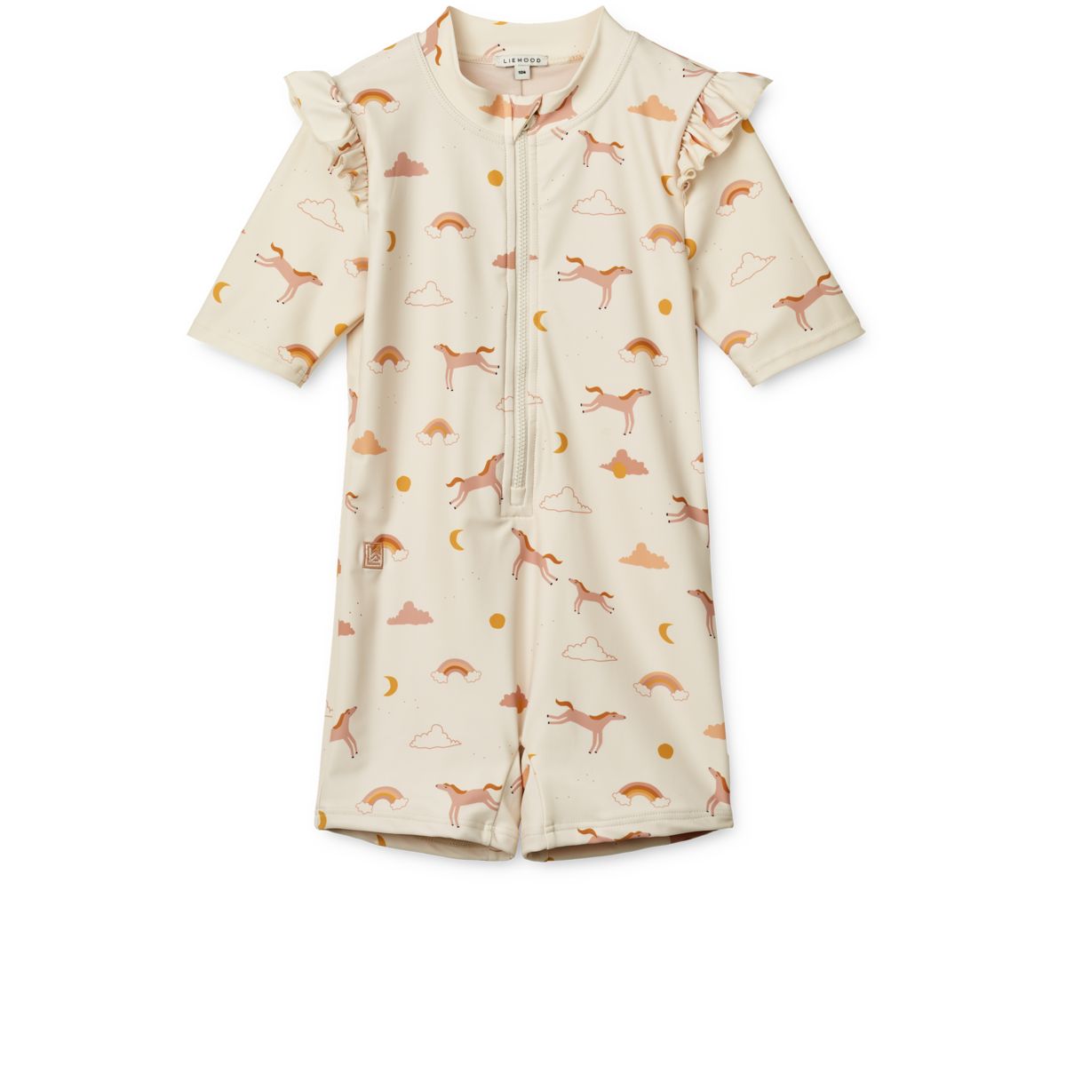 Liewood Amel printed swim jumpsuit - Dream / Ecru - SWIMSUIT