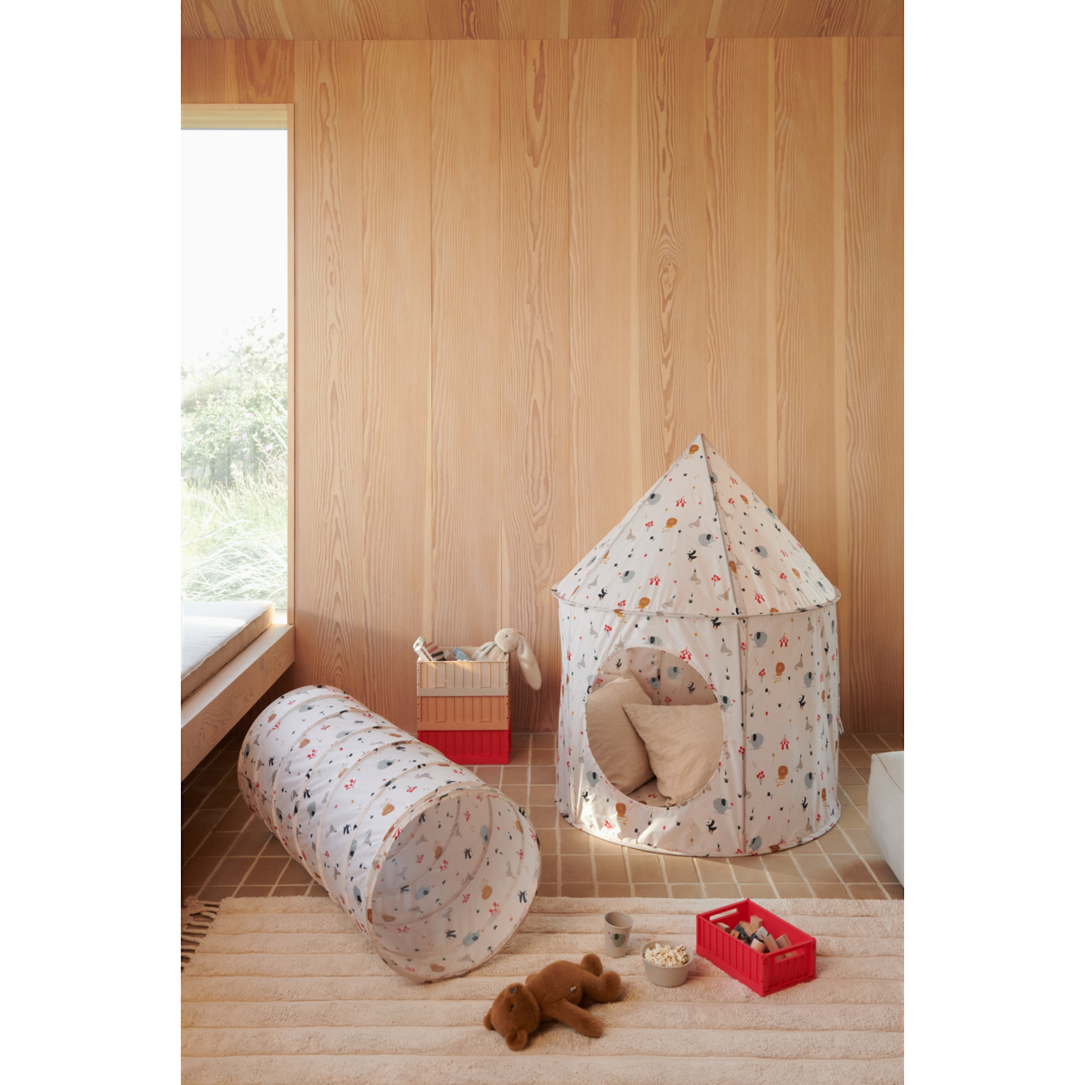 Liewood EMMANUEL Pop-Up Tunnel - Peach / Sea shell - TENT