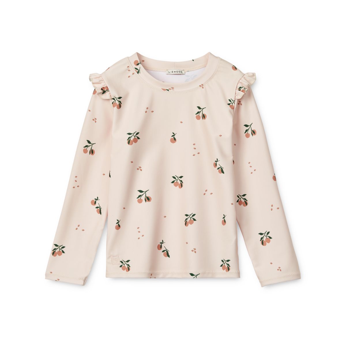 Liewood Tenley printed swim tee - Peach / Sea shell - SWIM TEE