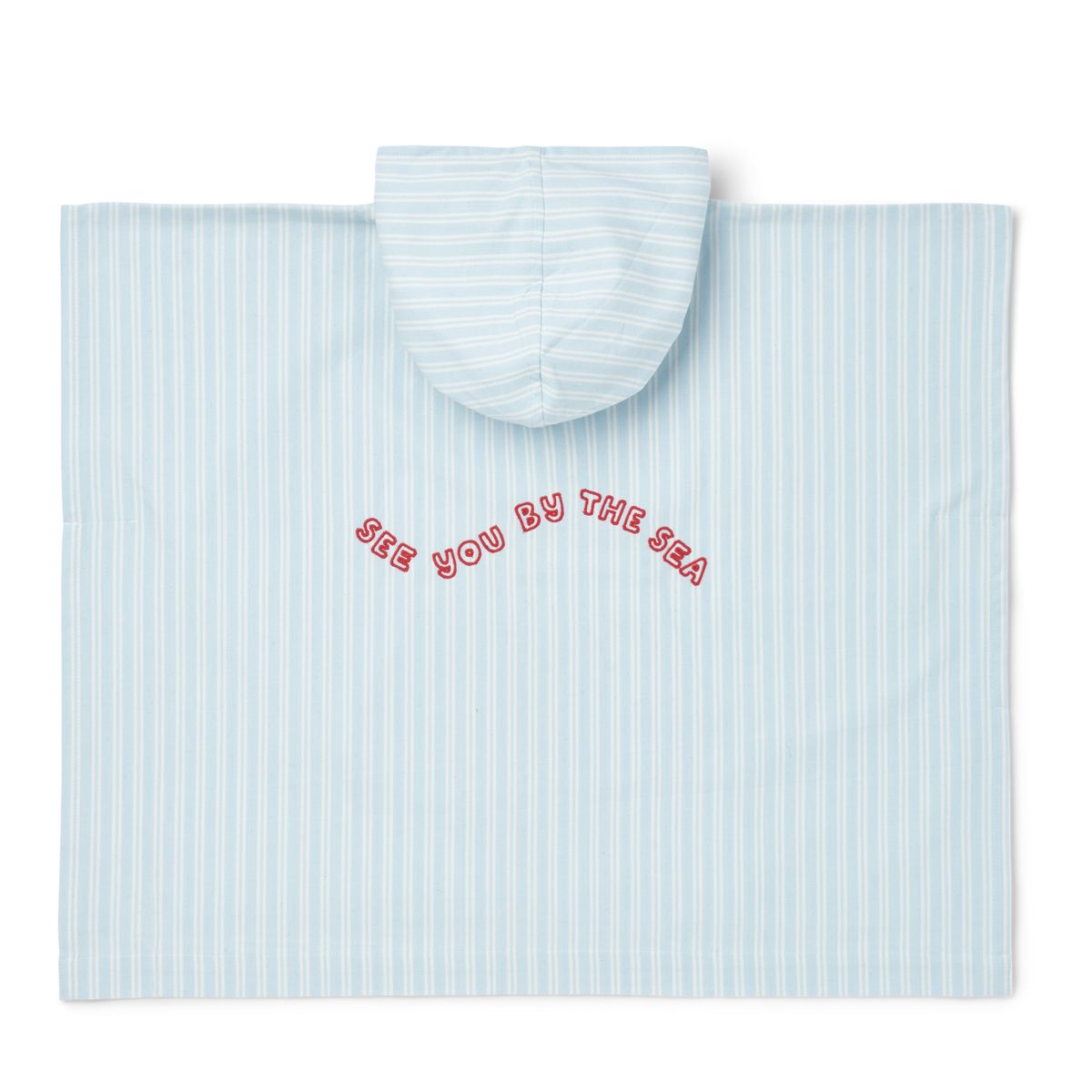Liewood Kaiden Poncho - Y/D stripe Pure sky / Creme de la creme - BATHROBE / PONCHO