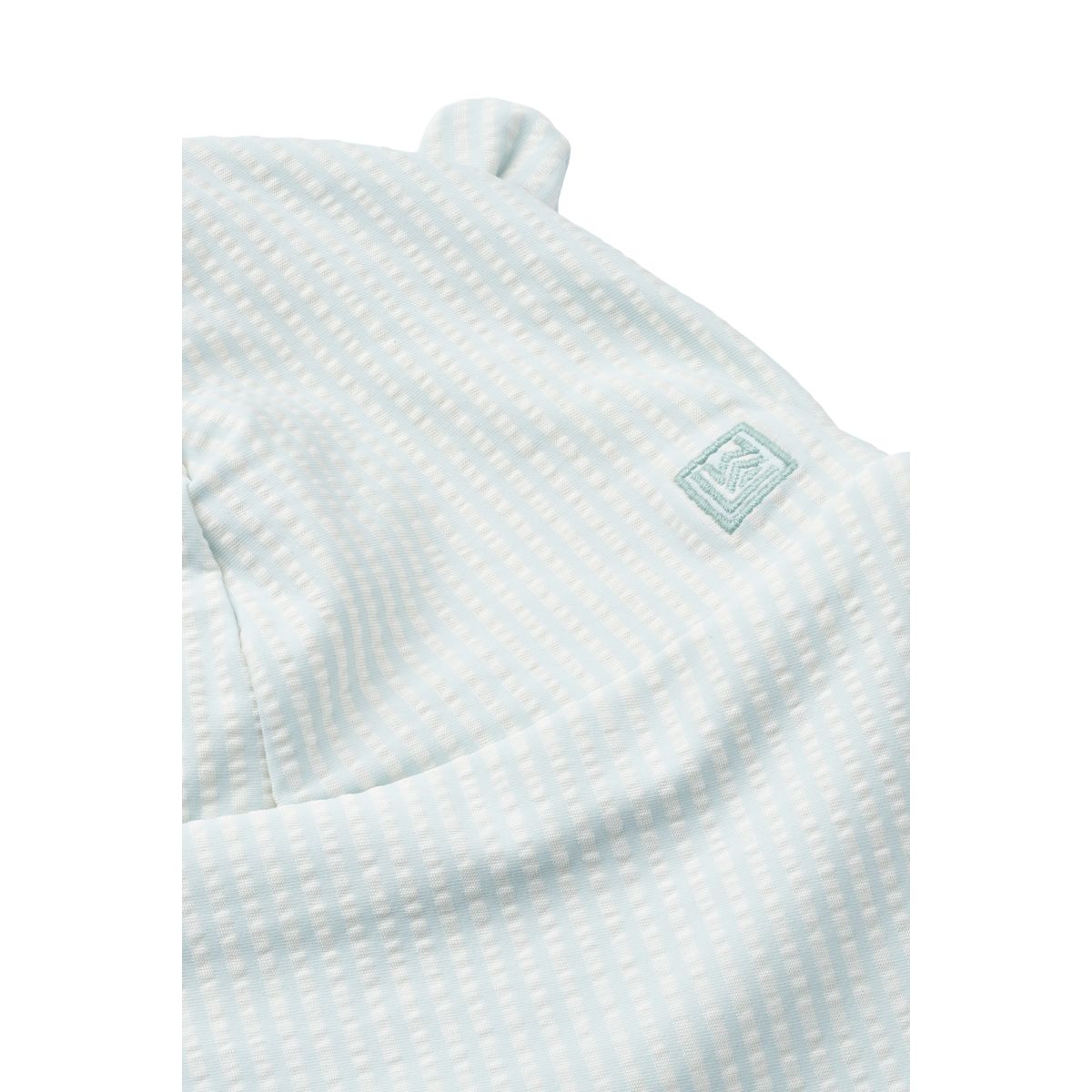 Liewood Senia seersucker swim hat - Y/D stripe Pure sky / Creme de la creme - SWIM HAT