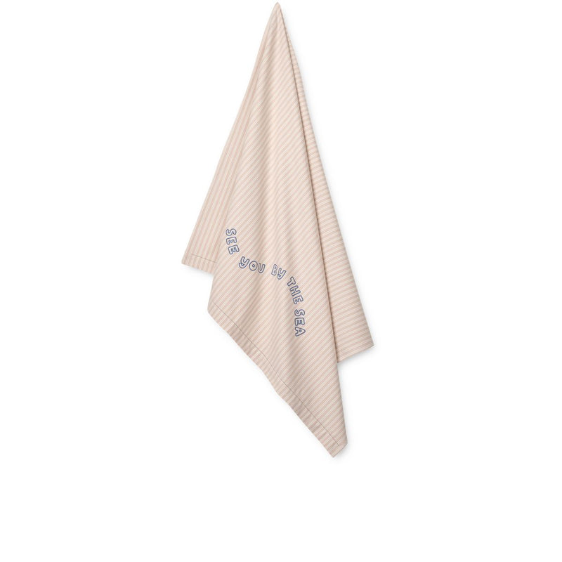 Liewood Paige Beach Towel - Y/D stripe Sorbet rose / Creme de la creme - TOWEL / WASHCLOTH