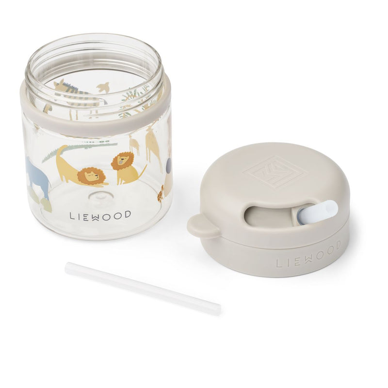 Liewood Pavia Tritan Straw Cup 280 ml - All together / Sandy - CUP