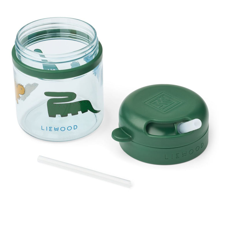 Liewood Pavia Tritan Straw Cup 280 ml - Dinosaurs / Mist - CUP