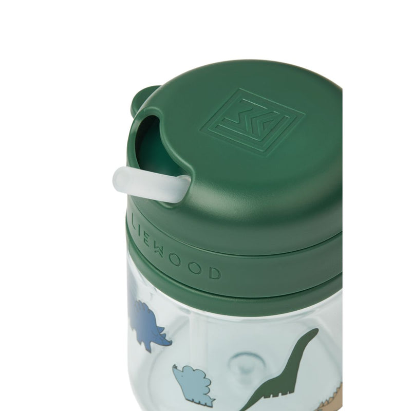 Liewood Pavia Tritan Straw Cup 280 ml - Dinosaurs / Mist - CUP
