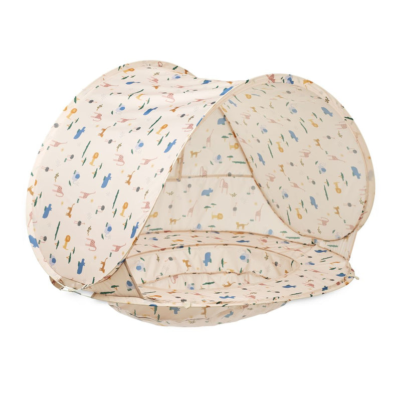 Liewood Everett Pop Up Tent with Paddling Pool - Safari sandy mix - TENT
