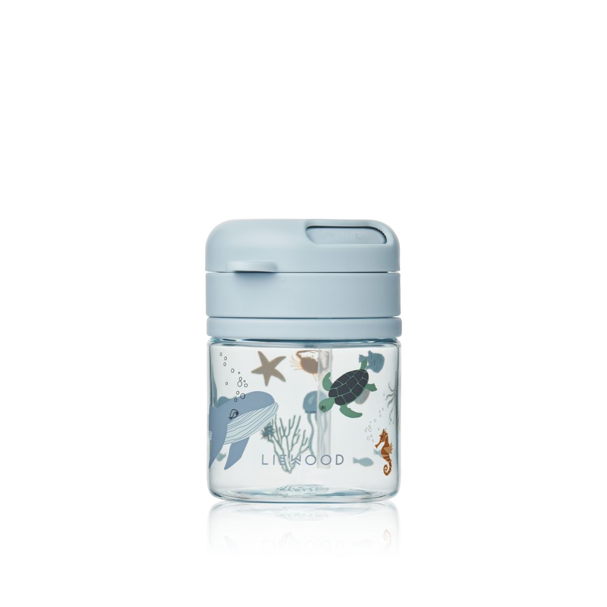 Liewood Pavia Tritan Straw Cup 280 ml - Sea creature / Sandy - CUP