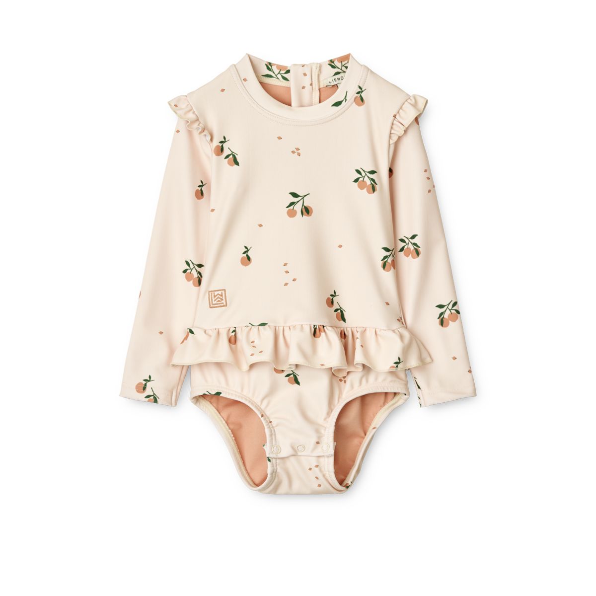 Liewood Sille baby printed swimsuit - Peach / Sea shell - SWIMSUIT
