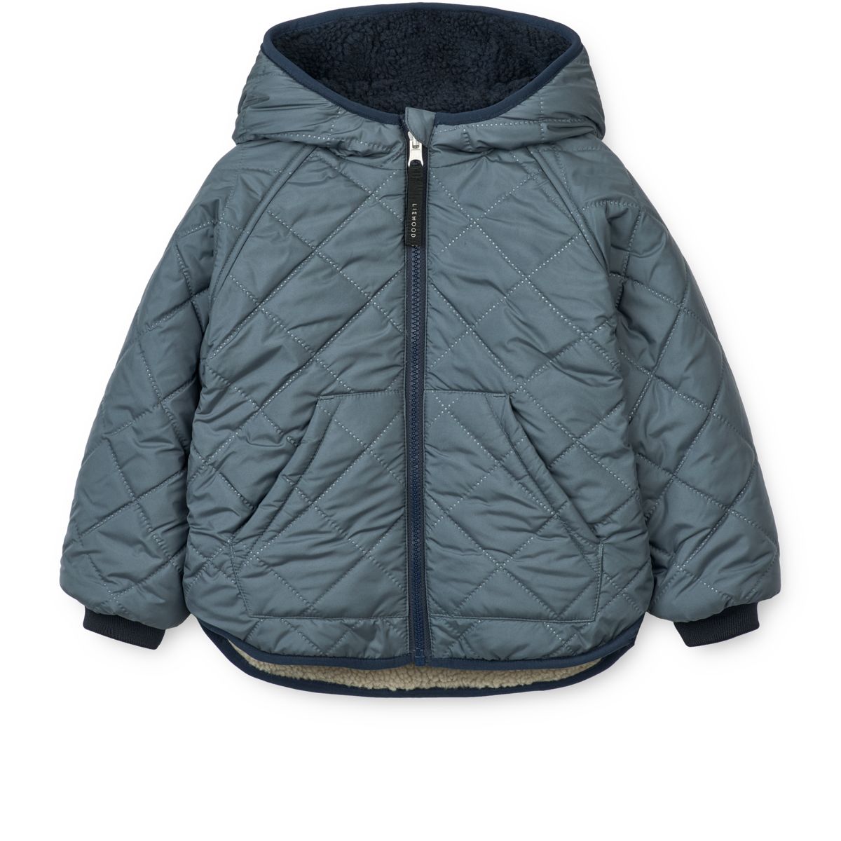 Liewood Jackson Reversible Jacket - Whale blue multi mix - JACKET