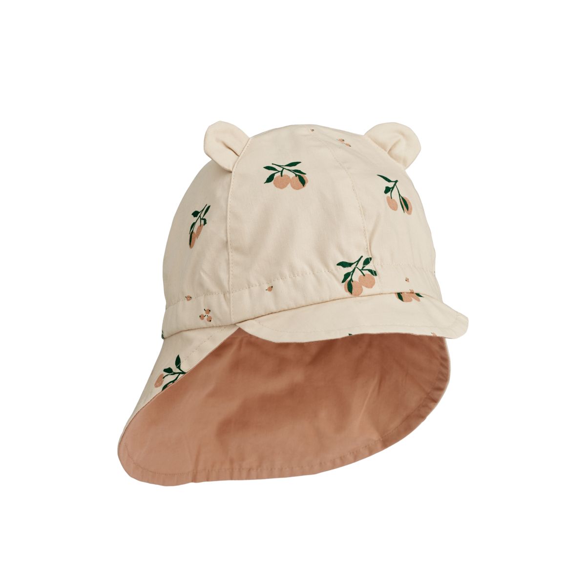 Liewood Gorm Reversible Sun Hat - Peach Seashell / Pale tuscany - HATS/CAP