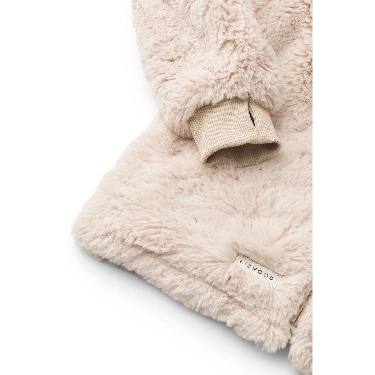 Liewood Aviona Plush Bear Jacket - Sandy - JACKET