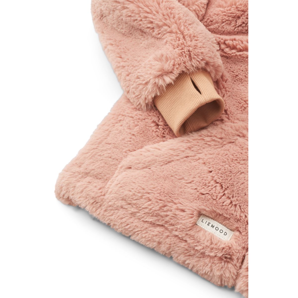 Liewood Aviona Plush Cat Jacket - Pale tuscany - JACKET
