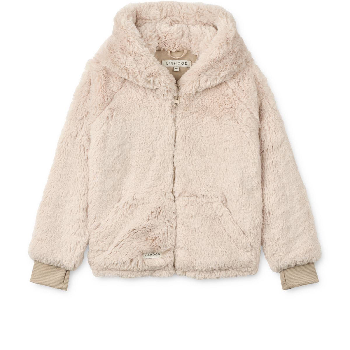 Liewood Aviona Plush Bear Jacket - Sandy - JACKET