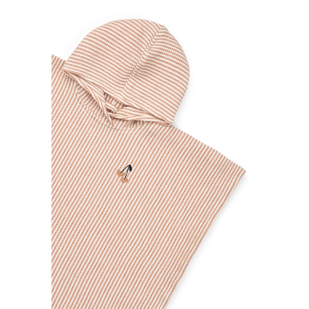 Paco Embroidery Poncho - Y/D stripe Tuscany rose / Creme de la creme