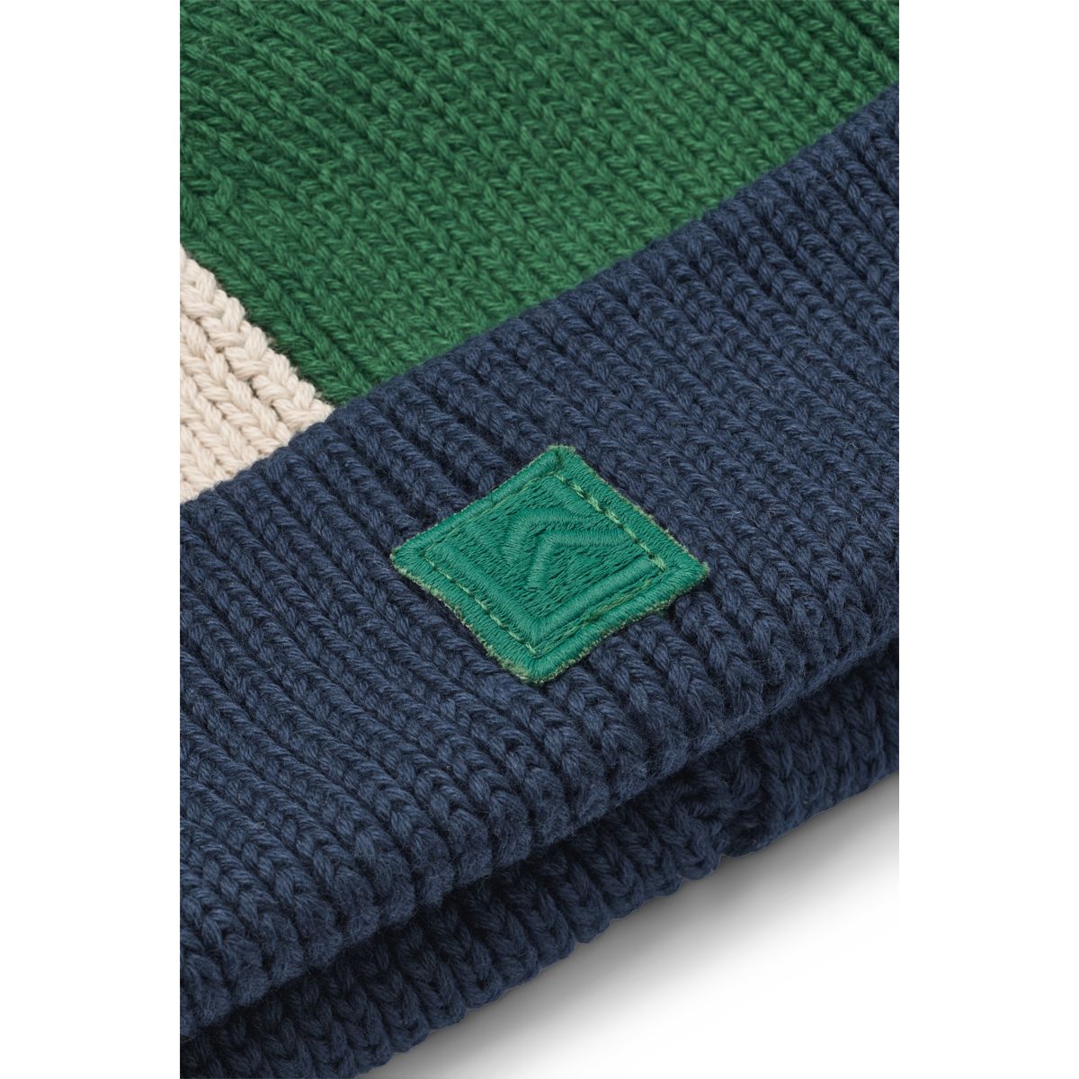 Ezra Beanie - Classic navy multi mix