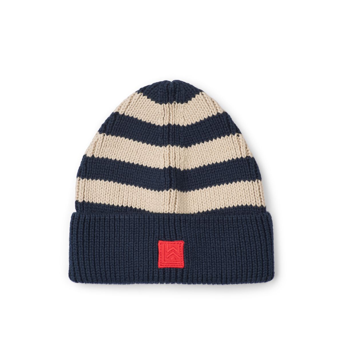 EZRA Mütze - Classic navy / Sandy stripe