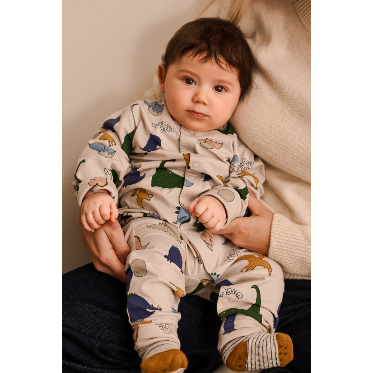 Liewood BIRK Grow Pyjamas Jumpsuit - Dino roar / Sandy - PYJAMAS JUMPSUIT