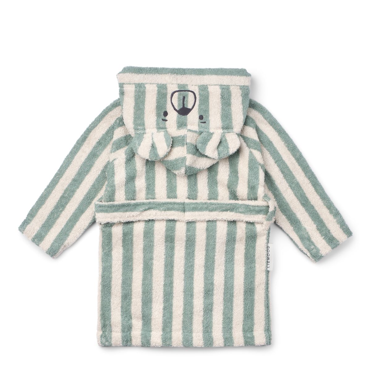 Lily  Bathrobe - Peppermint / creme de la creme
