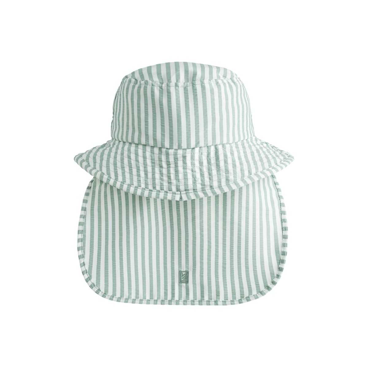 Damona Sun Hat - Stripe Peppermint / Crisp white