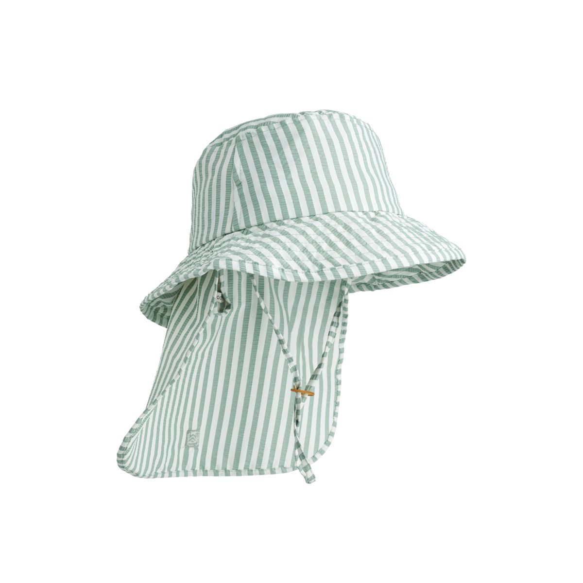 Damona Sun Hat - Stripe Peppermint / Crisp white