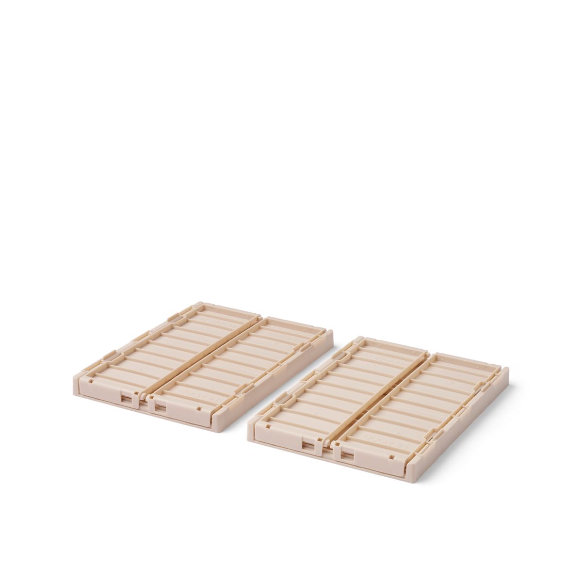 Liewood Weston Small Storage Box 2-Pack - Sandy - STORAGE BOX