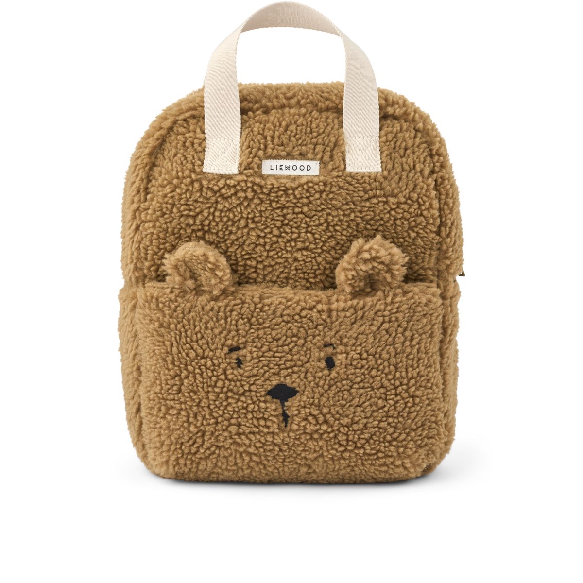 Liewood BELLIE Bear Pile Backpack - Oat - BACKPACK