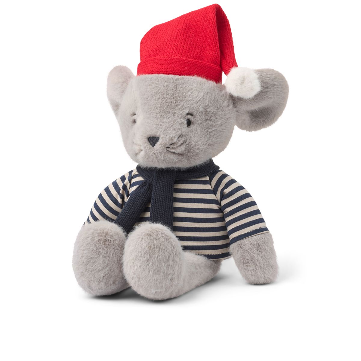 Liewood BODIE Christmas Mouse Plush Teddy - Silver lining - TEDDY
