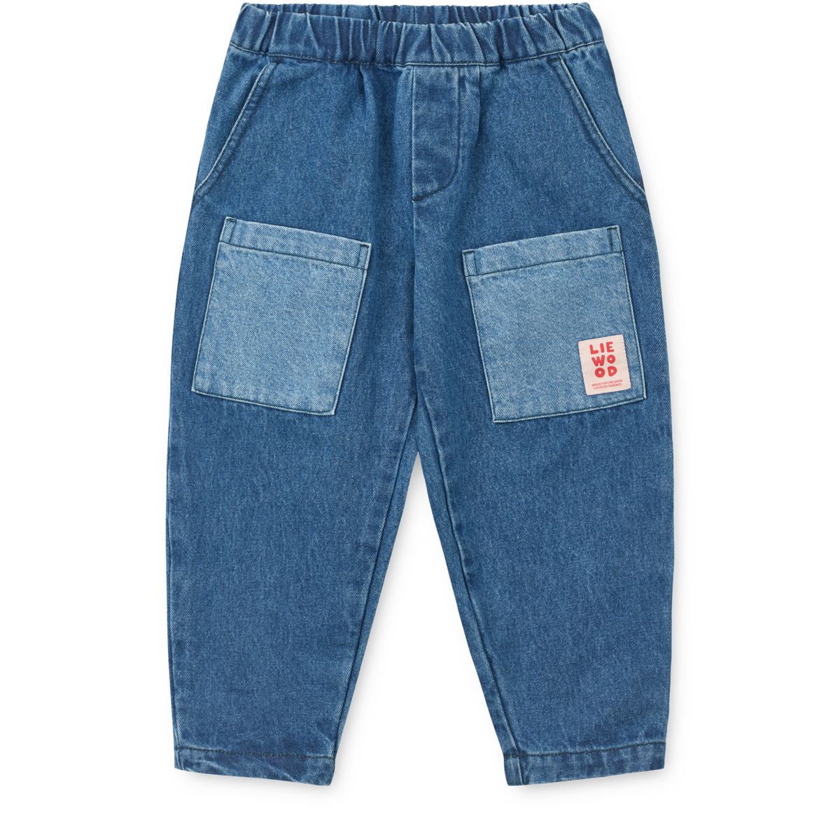 Liewood BORRIS Denim Trousers - Medium blue denim - PANTS