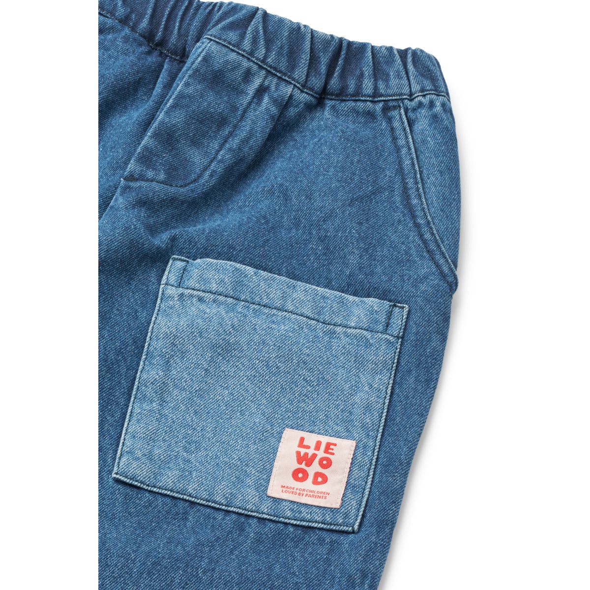 Liewood BORRIS Denim Trousers - Medium blue denim - PANTS