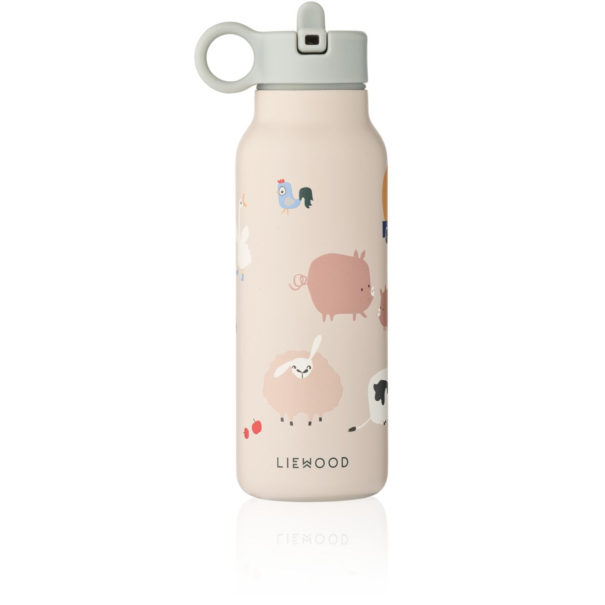 Liewood FALK Water Bottle 350 ml - Farmlife / Sandy - WATER BOTTLE