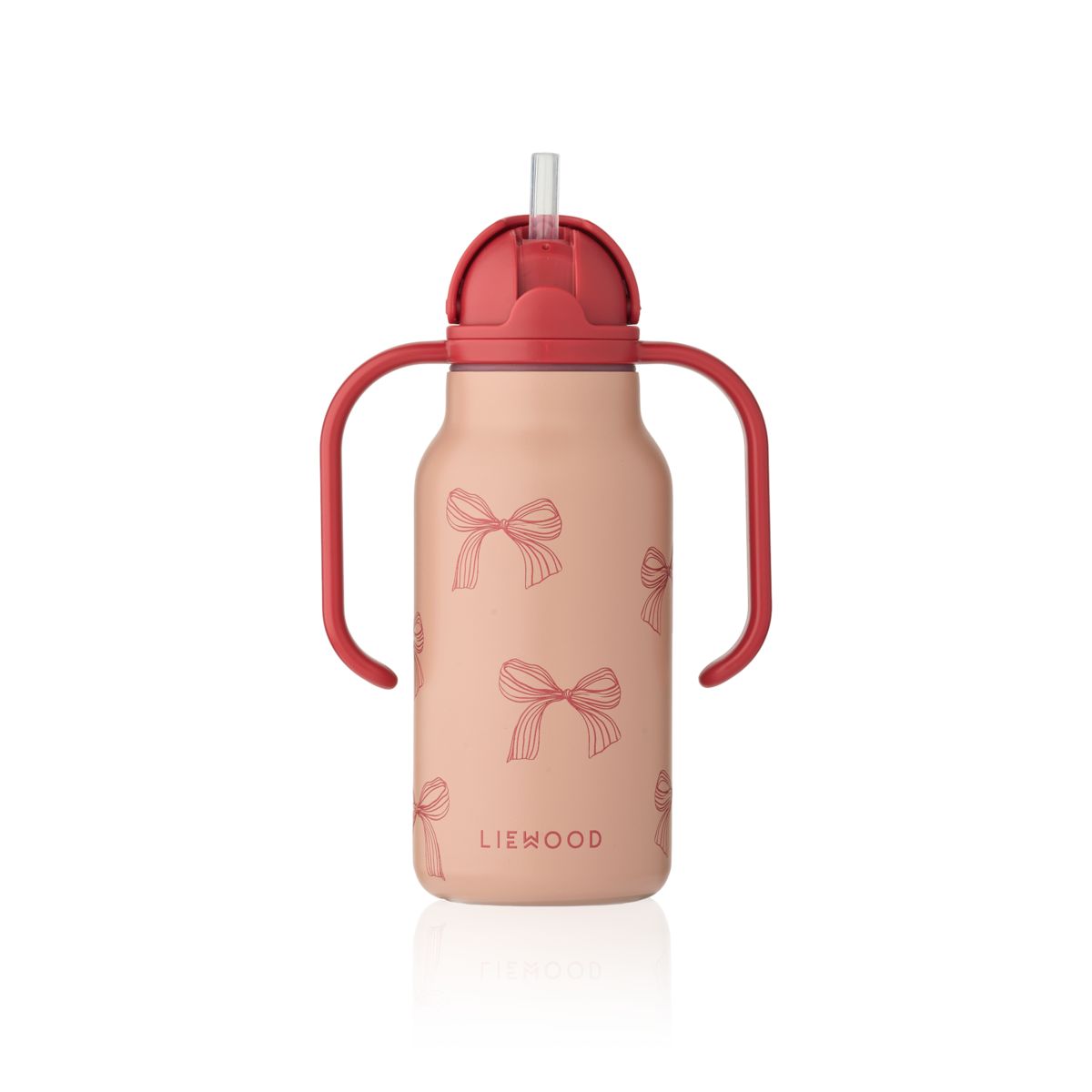 Liewood KIMMIE Steel Water Bottle 250 Ml - Bows / Pale tuscany - WATER BOTTLE